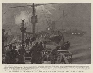 De Botsing in de Mersey tussen de White Star Liner Germanic en de SS Cumbrae